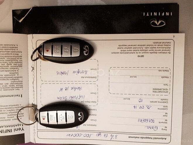 Infiniti Q50 2014, 52,000 km - 2.0 l - Bakı