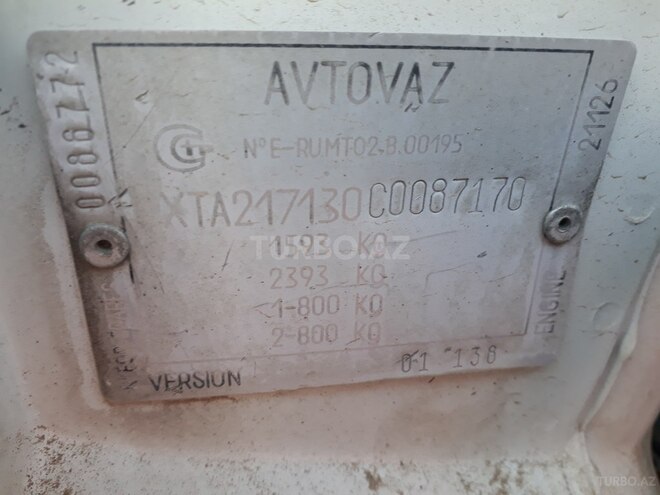 LADA (VAZ) Priora 2012, 142,000 km - 1.6 l - Bakı