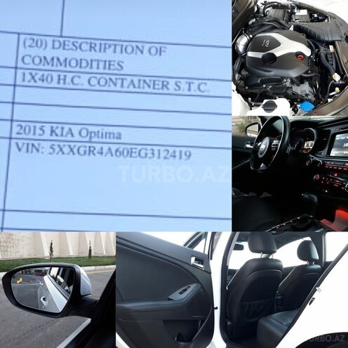 Kia Optima 2015, 75,000 km - 2.0 l - Bakı
