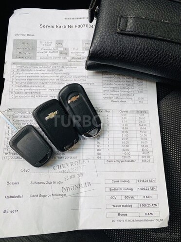 Chevrolet Aveo 2012, 137,000 km - 1.4 l - Bakı