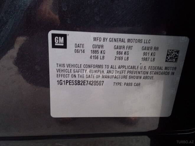 Chevrolet Cruze 2014, 84,000 km - 1.4 l - Bakı