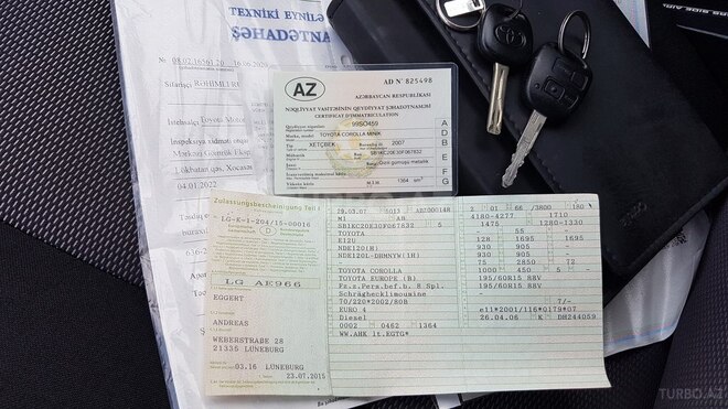 Toyota Corolla 2007, 173,000 km - 1.4 l - Bakı