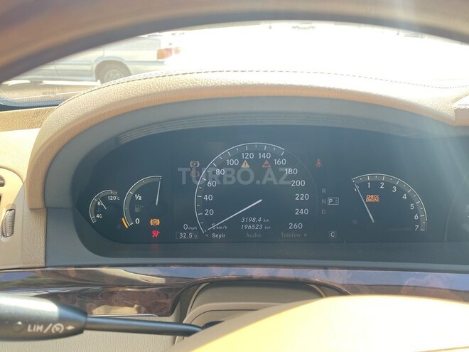 Mercedes S 500 2008, 196,000 km - 5.5 l - Bakı
