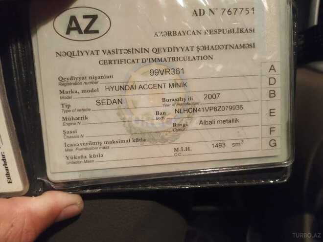 Hyundai Accent 2007, 181,910 km - 1.5 л - Bakı