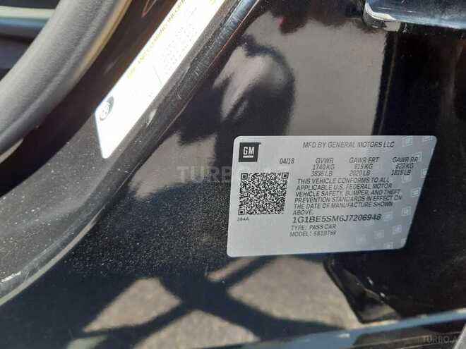 Chevrolet Cruze 2018, 21,000 km - 1.4 l - Bakı