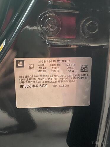 Chevrolet Cruze 2016, 15,500 km - 1.4 л - Bakı