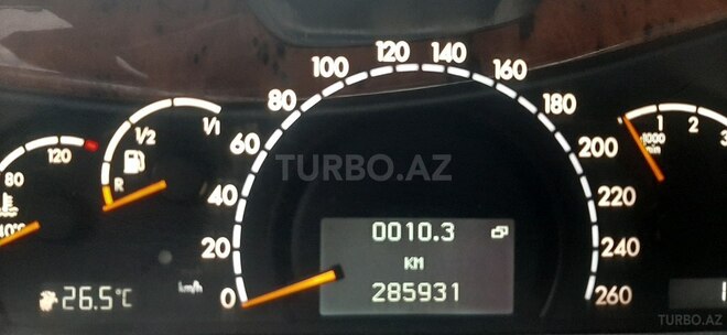 Mercedes S 500 2001, 285,000 km - 5.0 l - Sumqayıt