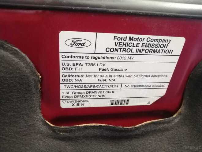 Ford Fusion 2013, 122,000 km - 1.6 l - Bakı