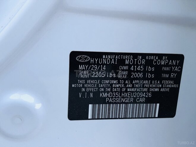 Hyundai Elantra 2014, 77,560 km - 2.0 l - Bakı