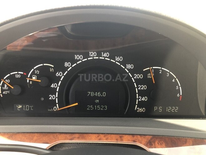 Mercedes S 320 2000, 250,000 km - 3.2 l - Bakı