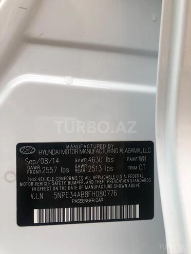 Hyundai Sonata 2014, 70,800 km - 2.0 л - Bakı