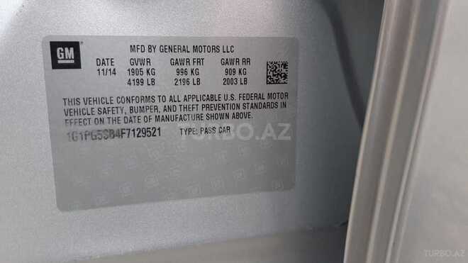 Chevrolet Cruze 2015, 125,000 km - 1.4 l - Lənkəran