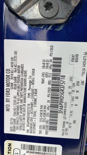 Ford Fusion 2016, 40,000 km - 1.5 l - Bakı