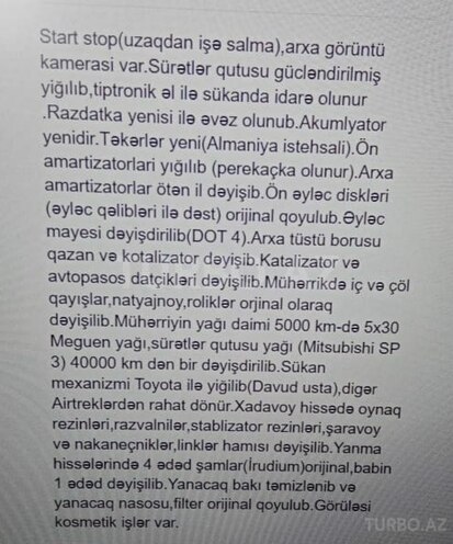 Mitsubishi Airtrek 2002, 333,000 km - 2.0 l - Bakı