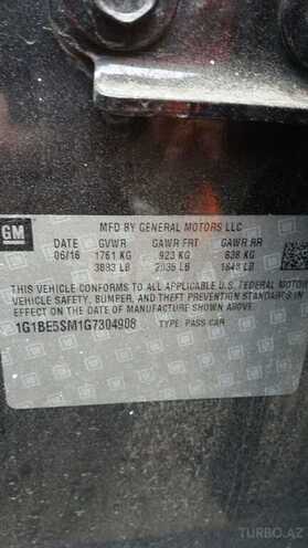 Chevrolet Cruze 2016, 64,300 km - 1.4 l - Bakı