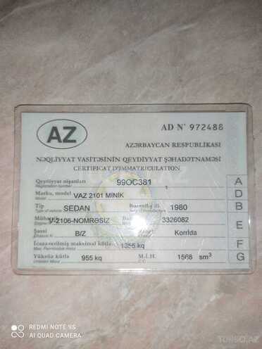 LADA (VAZ) 21011 1980, 244,000 km - 1.3 l - Bakı