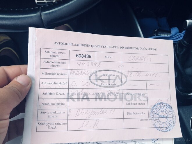 Kia Cerato Koup 2011, 160,000 km - 2.0 l - Bakı