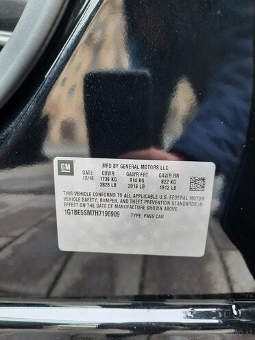 Chevrolet Cruze 2016, 57,500 km - 1.4 l - Bakı