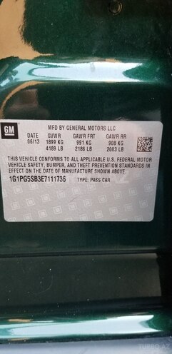 Chevrolet Cruze 2014, 224,665 km - 1.4 l - Gəncə