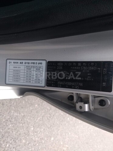 Kia Optima 2016, 41,000 km - 2.0 l - Bakı