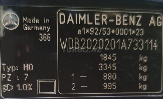 Mercedes C 200 1999, 250,000 km - 2.0 л - Goranboy