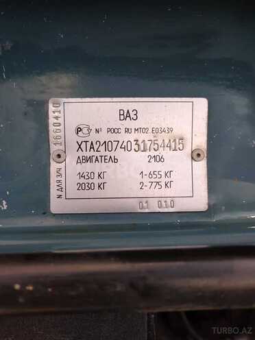 LADA (VAZ) 2107 2003, 222,222 km - 1.6 л - Tovuz