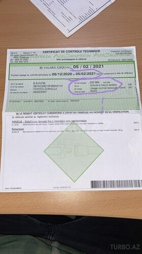 Toyota Corolla 2007, 184,000 km - 1.4 l - Bakı