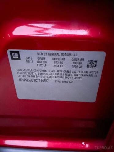 Chevrolet Cruze 2011, 170,000 km - 1.4 l - Bakı