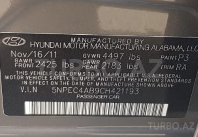 Hyundai Sonata 2011, 13,000 km - 2.0 л - Bakı