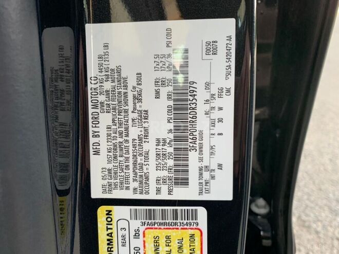 Ford Fusion 2013, 220,000 km - 1.6 l - Gəncə