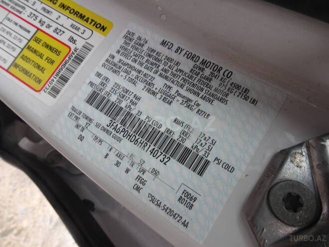 Ford Fusion 2017, 57,000 km - 1.5 л - Bakı