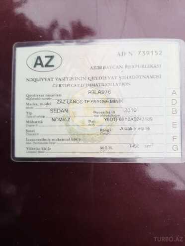 Daewoo Lanos 2010, 441,000 km - 1.5 l - Bakı