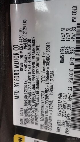 Ford Fusion 2015, 91,000 km - 1.5 l - Bakı