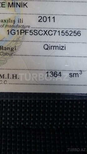 Chevrolet Cruze 2011, 221,000 km - 1.4 л - Bakı
