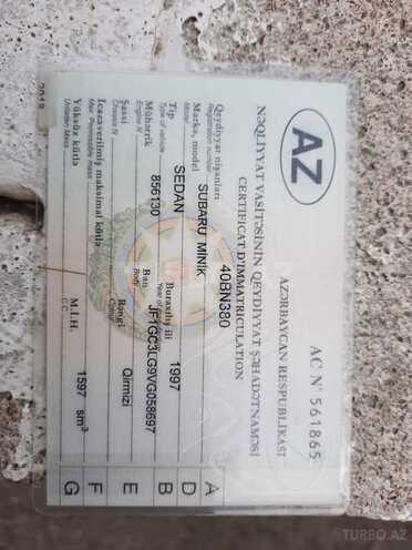 Subaru Impreza 1997, 367,000 km - 1.6 l - Qusar