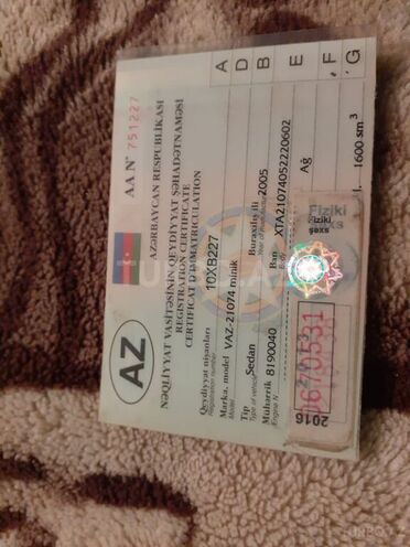 LADA (VAZ) 2107 2005, 211,325 km - 1.6 l - Bakı