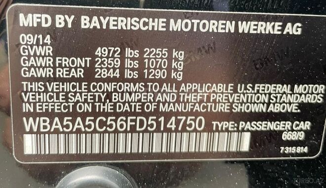 BMW 528 2014, 79,000 km - 2.0 l - Bakı