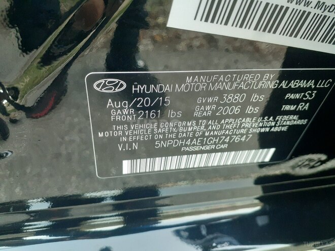 Hyundai Elantra 2015, 99,000 km - 1.8 l - Bakı