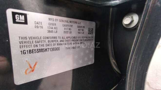 Chevrolet Cruze 2016, 92,000 km - 1.4 l - Bakı