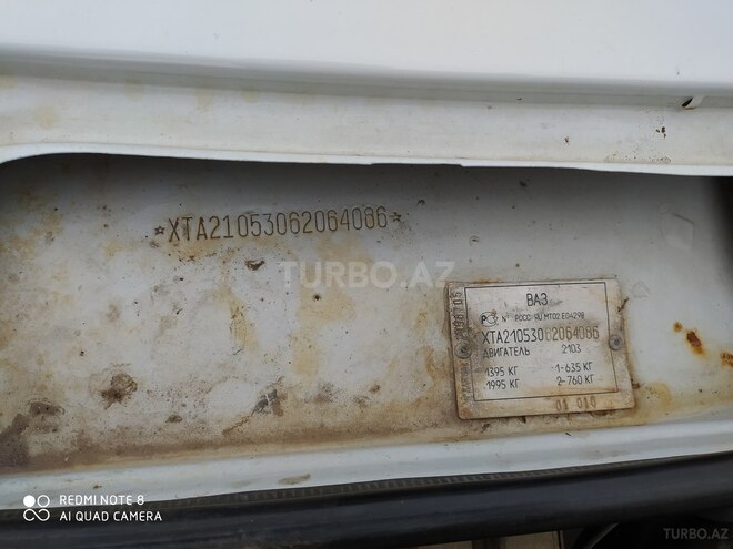 LADA (VAZ) 2105 2005, 127,000 km - 1.5 l - Yevlax
