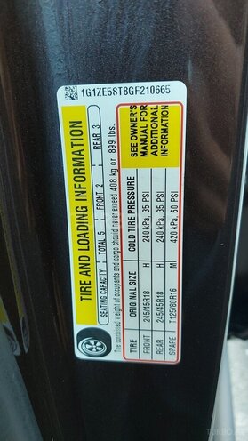 Chevrolet Malibu 2016, 85,500 km - 1.5 l - Bakı
