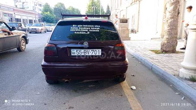 Volkswagen Golf 1991, 230,933 km - 1.8 l - Bərdə