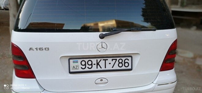 Mercedes A 160 2001, 117,000 km - 1.6 l - Bakı