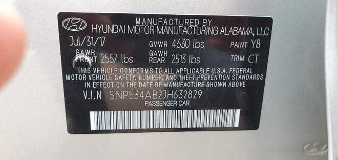 Hyundai Sonata 2018, 70,500 km - 2.0 l - Bakı