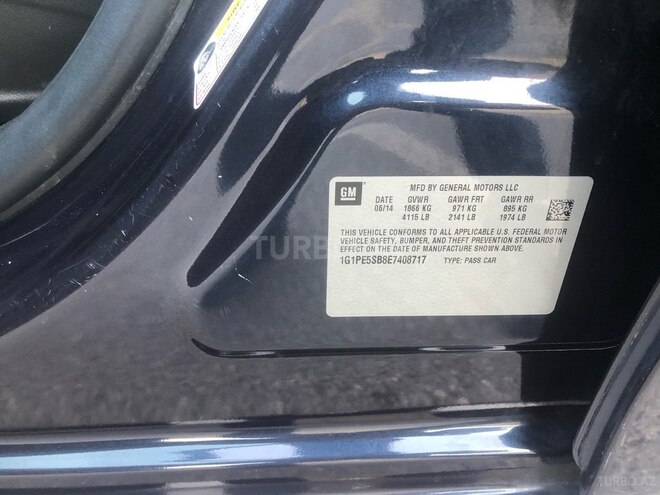 Chevrolet Cruze 2014, 119,000 km - 1.4 l - Bakı
