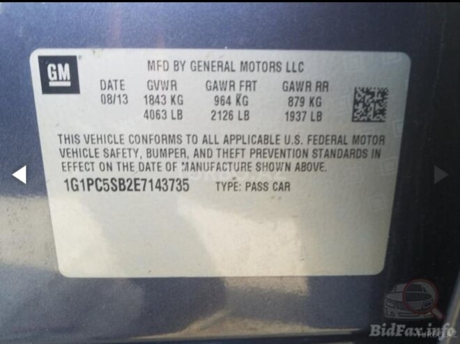 Chevrolet Cruze 2013, 198,000 km - 1.4 л - Gəncə