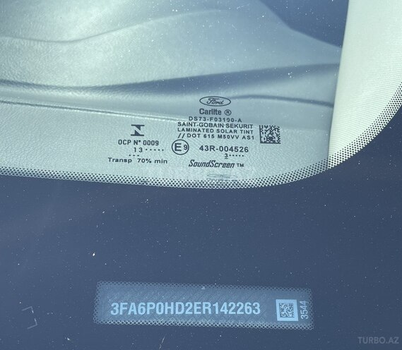Ford Fusion 2013, 166,000 km - 1.5 l - Bakı