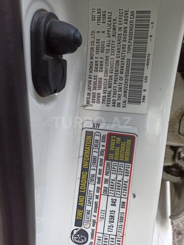 Honda Insight 2011, 431,304 km - 1.3 l - Bakı
