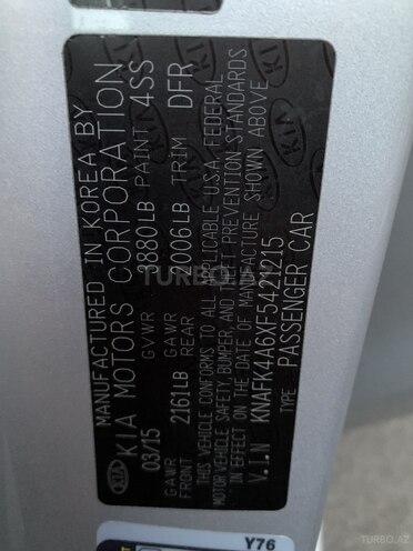 Kia Cerato 2015, 193,121 km - 1.8 л - Bakı