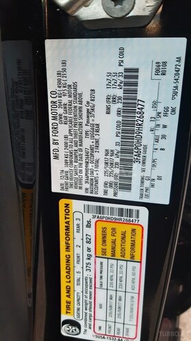 Ford Fusion 2017, 54,718 km - 1.5 l - Bakı